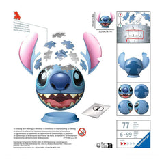 Lilo & Stitch 3D Puzzle Ball with Ears Stitch (77 pieces) 4005556115747