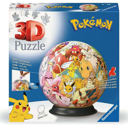 Pokémon 3D Puzzle Ball Kanto Region (73 pieces) 4005556115952