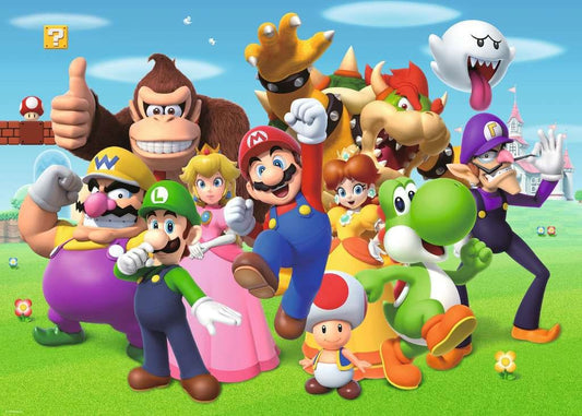 Nintendo Challenge Jigsaw Puzzle Super Mario (1000 pieces) 4005555004554