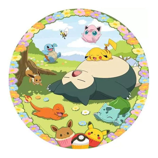 Pokémon Round Jigsaw Puzzle Flowery Pokémon (500 pieces) 4005555011316