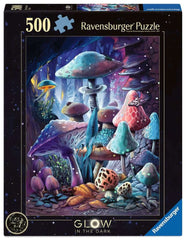 Ravensburger Glow-in-the-Dark Jigsaw Puzzle Moonlight Mushrooms (500 pieces) 4005555013860