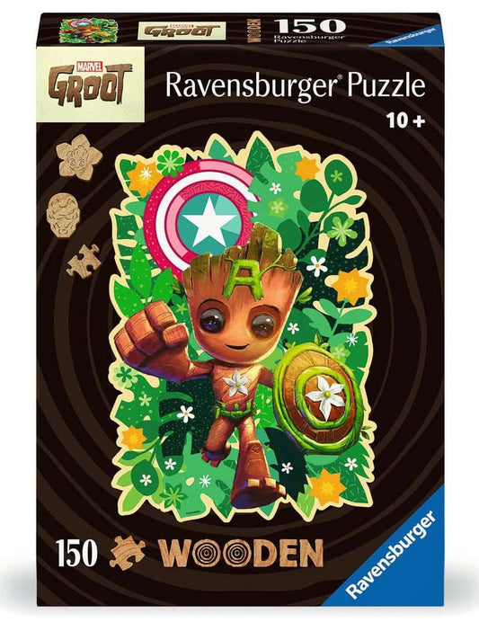 Marvel WOODEN Jigsaw Puzzle Groot (150 pieces) 4005555014591