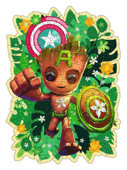 Marvel WOODEN Jigsaw Puzzle Groot (150 pieces) 4005555014591