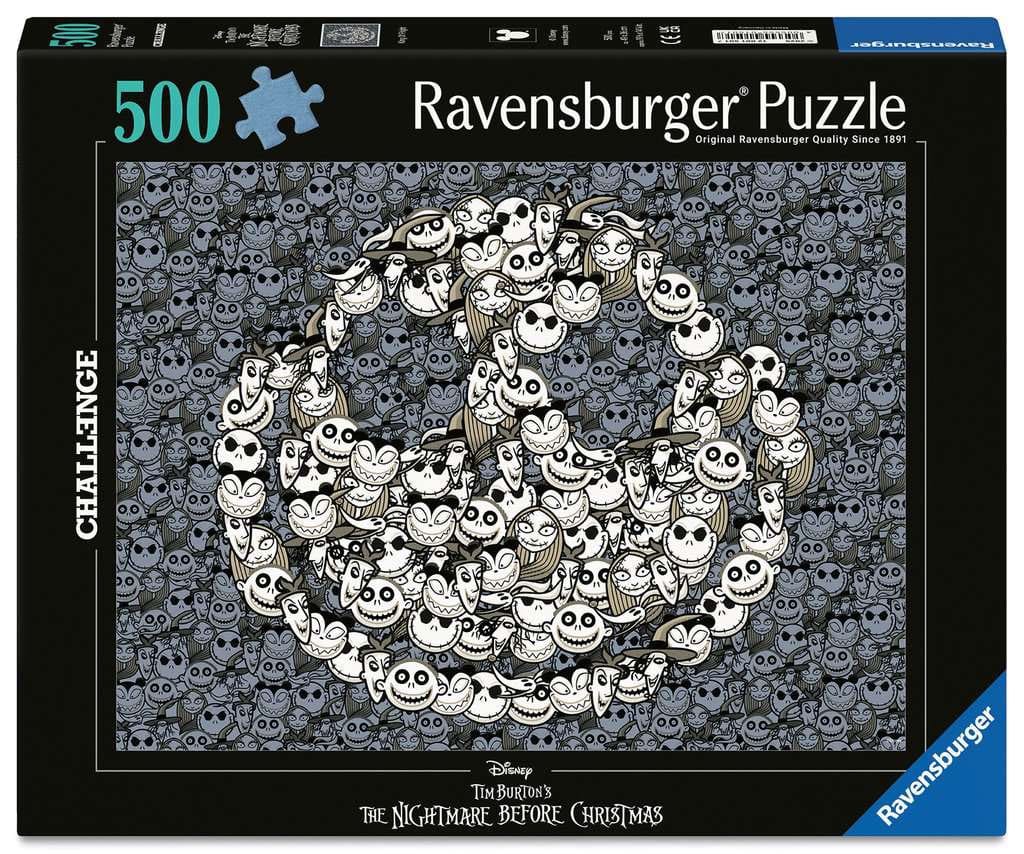 The Nightmare Before Christmas Challenge Jigsaw Puzzle King of Fright (500 pieces) 4005555015017