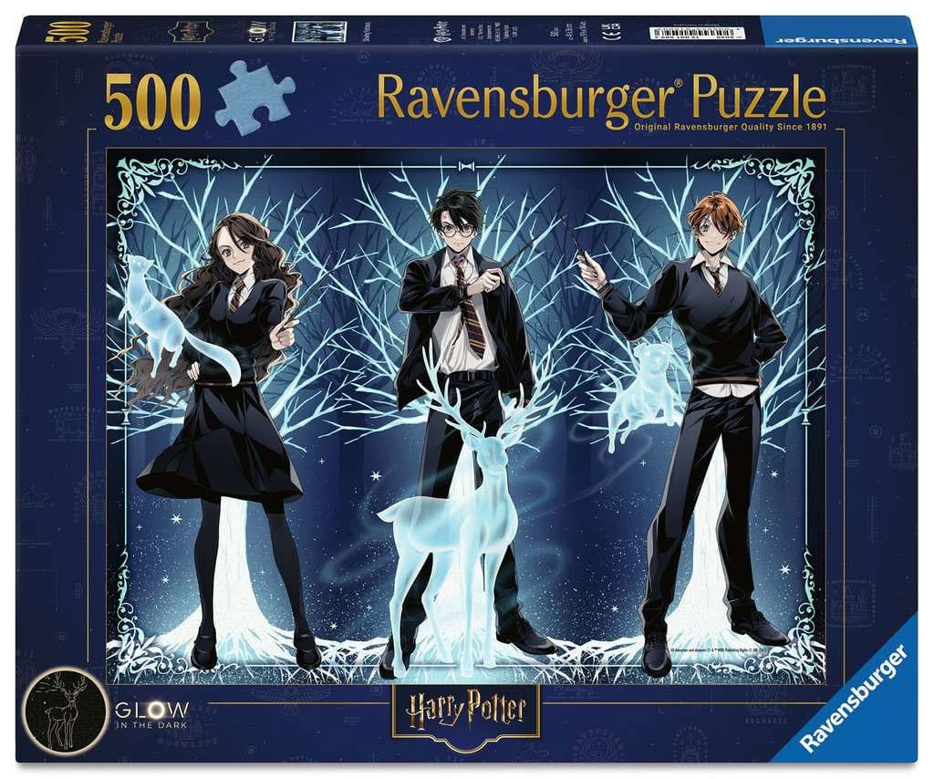 Harry Potter Glow-in-the-Dark Jigsaw Puzzle Glowing Patronus (500 pieces) 4005555015093