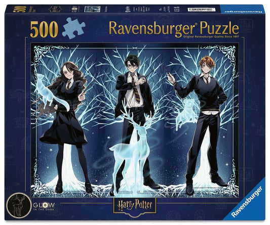 Harry Potter Glow-in-the-Dark Jigsaw Puzzle Glowing Patronus (500 pieces) 4005555015093