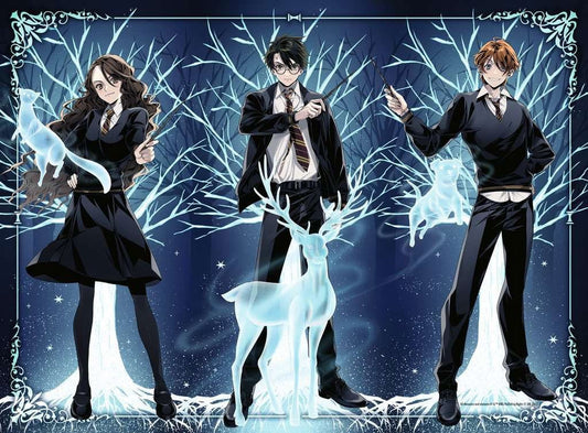 Harry Potter Glow-in-the-Dark Jigsaw Puzzle Glowing Patronus (500 pieces) 4005555015093
