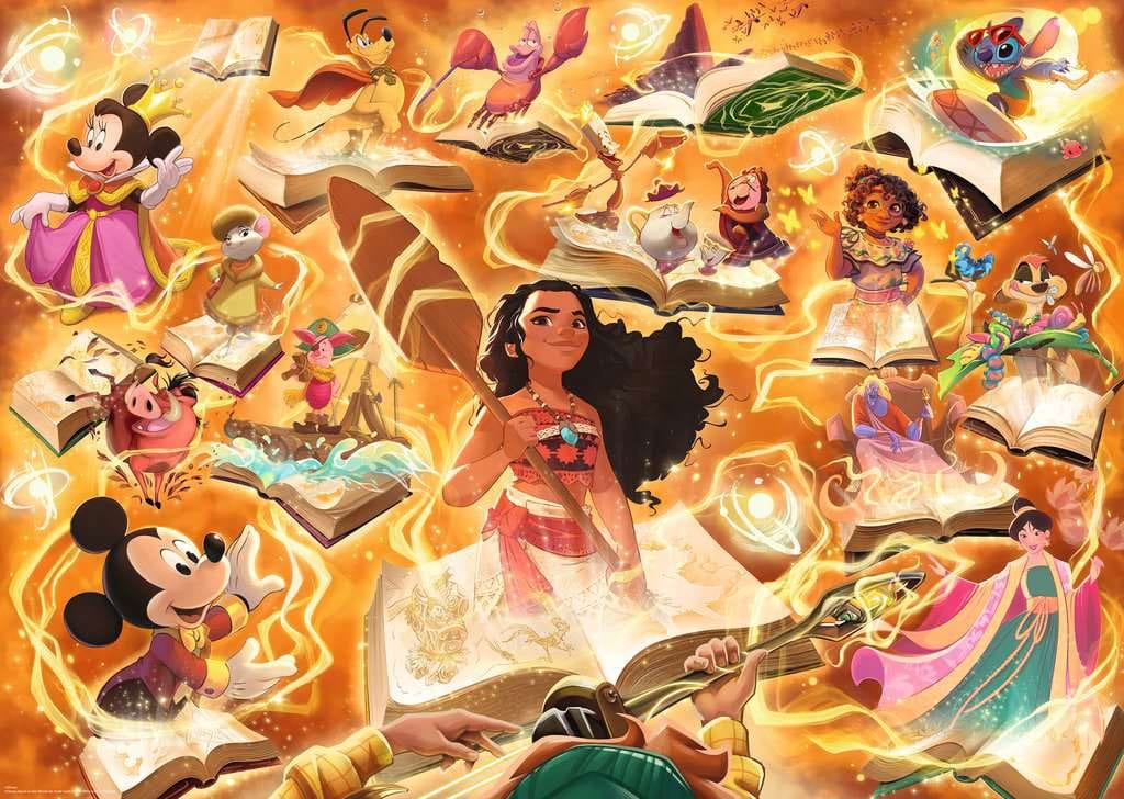 Disney Lorcana Jigsaw Puzzle Glimmers of the Realm: Amber (1000 pieces) 4005555016212