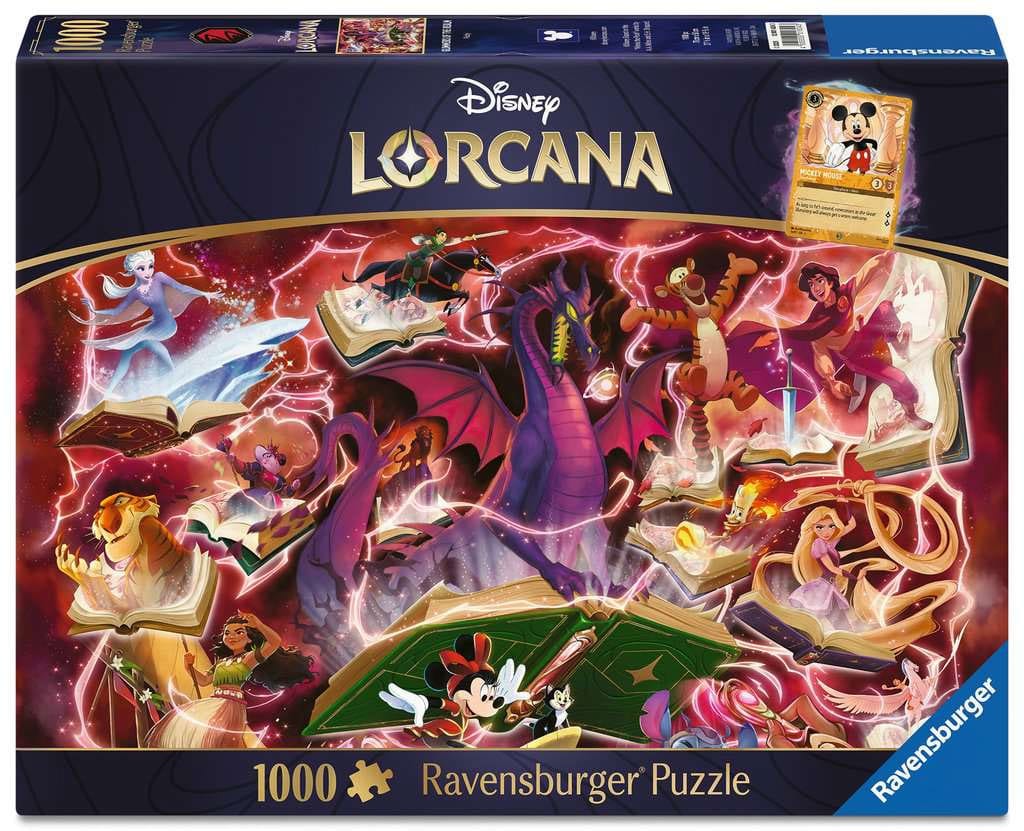 Disney Lorcana Jigsaw Puzzle Glimmers of the Realm: Ruby (1000 pieces) 4005555016243