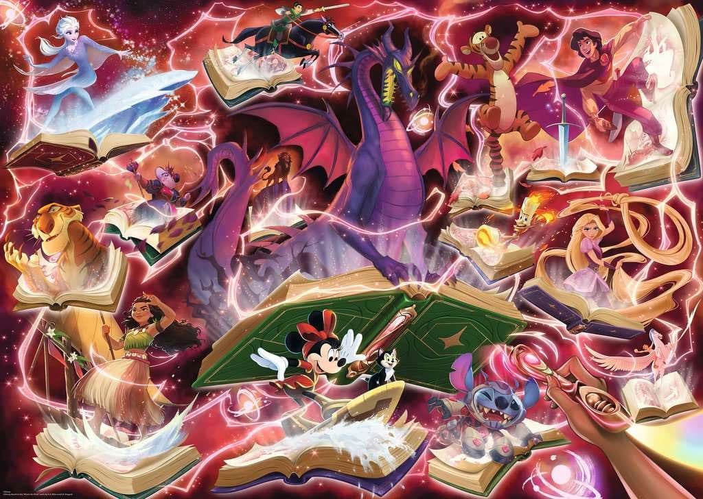 Disney Lorcana Jigsaw Puzzle Glimmers of the Realm: Ruby (1000 pieces) 4005555016243