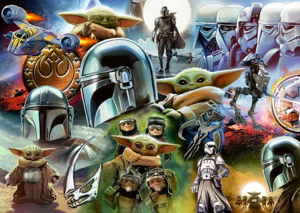 The Mandalorian and Grogu Jigsaw Puzzle (1000 Pieces) 4005555018308