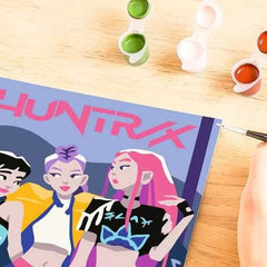 KPop Demon Hunters CreArt Paint by Numbers Painting Set Huntrix 4005555022763