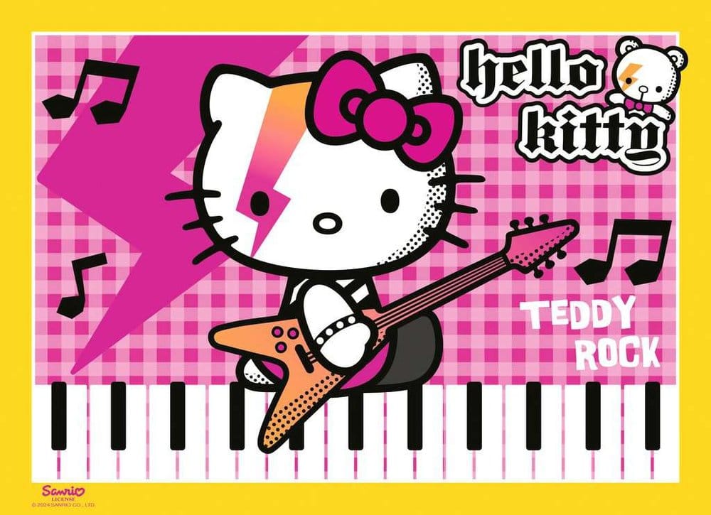Hello Kitty Puzzle 4-Pack Let's Go, Hello Kitty! (4x100 Pieces) 4005555041597