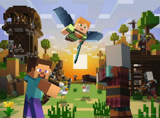 Minecraft Children's Jigsaw Puzzle XXL Building an Adventure (150 pieces) 4005555041771