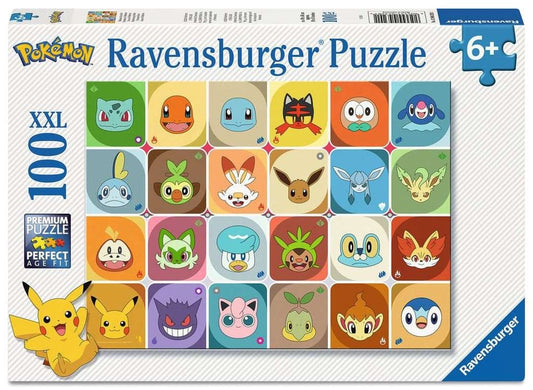 Pokémon Children's Jigsaw Puzzle Pokémon Faces (100 Pieces XXL) 4005555043201