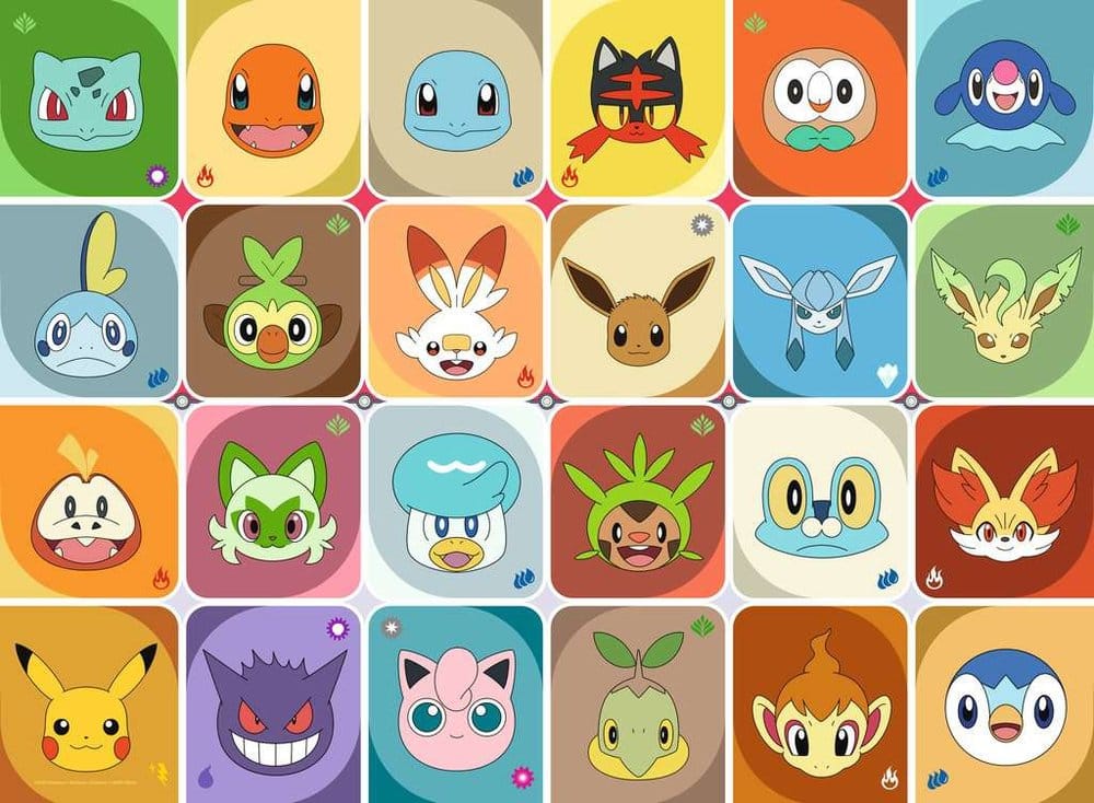 Pokémon Children's Jigsaw Puzzle Pokémon Faces (100 Pieces XXL) 4005555043201