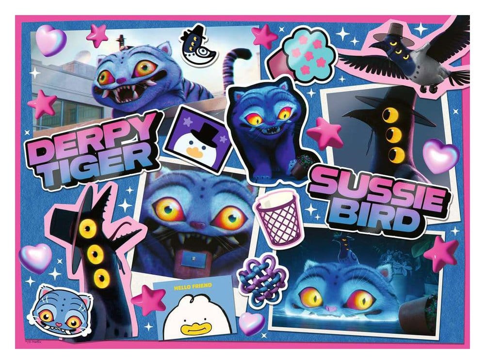 KPop Demon Hunters Children's Jigsaw Puzzle Derpy & Sussie (300 Pieces XXL) 4005555047582