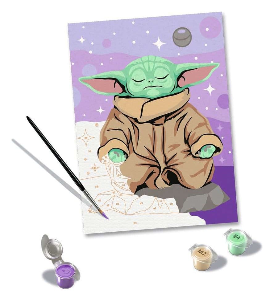 Star Wars: The Mandalorian CreArt Painting by Numbers Meditating Grogu 4005555231400