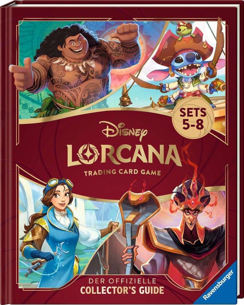 Disney Lorcana TCG Buch Der offizielle Collector's Guide: Sets 5-8 *Deutsche Version*Disney Lorcana TCG Book The Official Collector's Guide: Sets 5-8 *German Version*Disney Lorcana TCG livre Le Guide Officiel du Collectionneur : Sets 5-8 *ALLEMAND*Disney  9783380000075