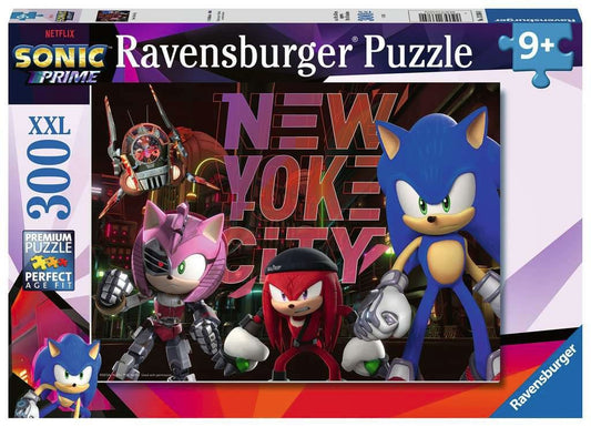 Sonic Prime Children's Jigsaw Puzzle XXL New York City (300 pieces) 4005556133840
