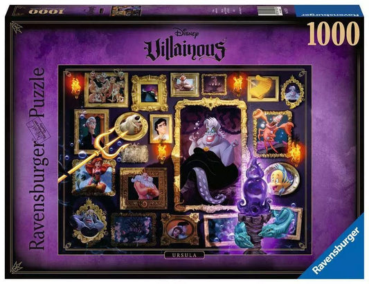 Disney Villainous Jigsaw Puzzle Ursula (1000 Pieces) - Amuzzi