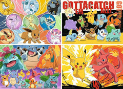 Pokémon Puzzle 4-Pack Pokémon Buddies (4x100 Pieces) 4005556056514