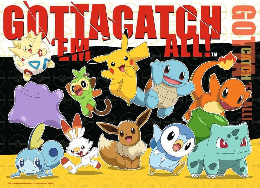 Pokémon Puzzle 4-Pack Pokémon Buddies (4x100 Pieces) 4005556056514
