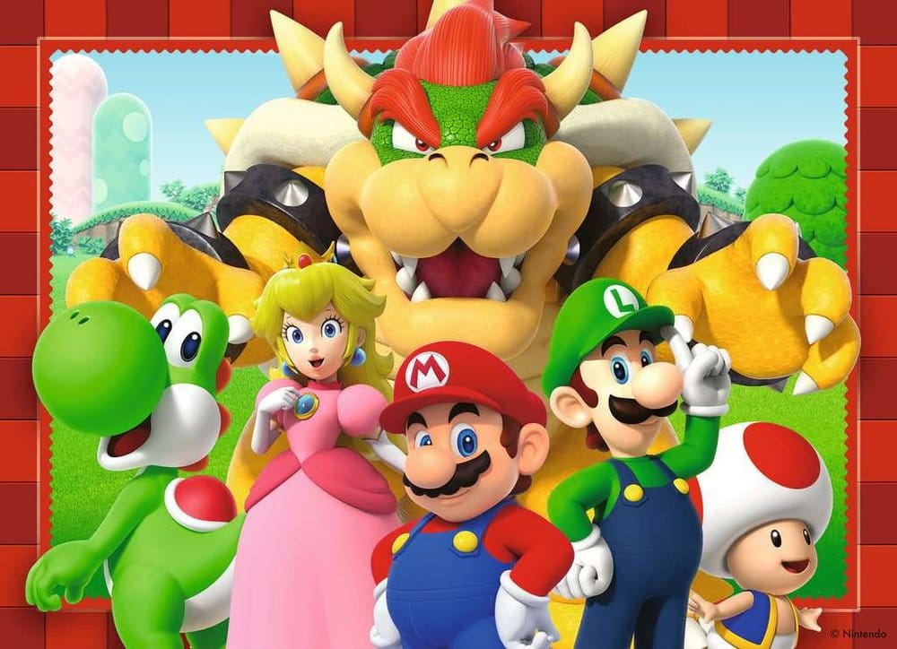 Super Mario Puzzle 4-Pack Time for Mario! (4x100 Pieces) 4005556056897