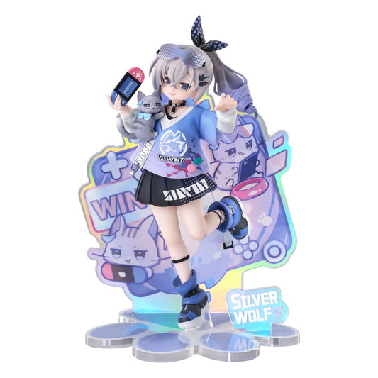 Honkai: Star Rail Rise Up Little Cat Series PVC Statue Silver Wolf Ver. 19 cm 6942421153535