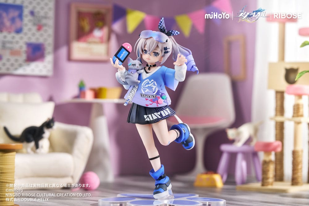 Honkai: Star Rail Rise Up Little Cat Series PVC Statue Silver Wolf Ver. 19 cm 6942421153535