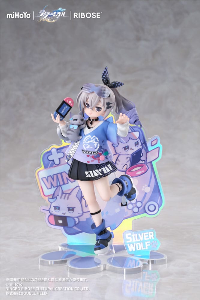 Honkai: Star Rail Rise Up Little Cat Series PVC Statue Silver Wolf Ver. 19 cm 6942421153535