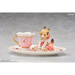 Original Character DLC Series PVC Figure Tea Time Cats Orange Cat 10 cm 6972228191348