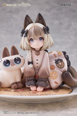Decorated Life Collection PVC Statue Tea Time Cats x Siamese Cat Azuki-san Friendship Collaboration Exclusive Set 18 cm 6972228191355
