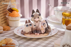 Decorated Life Collection PVC Statue Tea Time Cats x Siamese Cat Azuki-san Friendship Collaboration Exclusive Set 18 cm 6972228191355