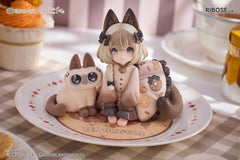 Decorated Life Collection PVC Statue Tea Time Cats x Siamese Cat Azuki-san Friendship Collaboration Exclusive Set 18 cm 6972228191355