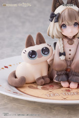 Decorated Life Collection PVC Statue Tea Time Cats x Siamese Cat Azuki-san Friendship Collaboration Exclusive Set 18 cm 6972228191355