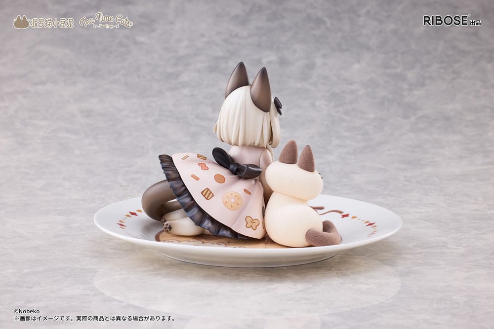 Decorated Life Collection PVC Statue Tea Time Cats x Siamese Cat Azuki-san Friendship Collaboration Exclusive Set 18 cm 6972228191355