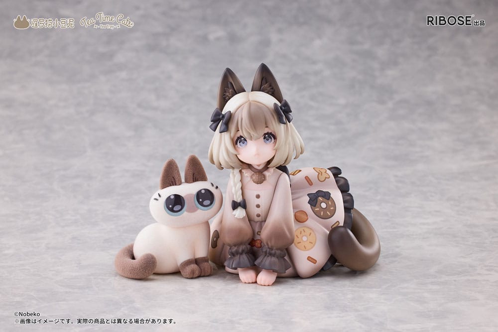 Decorated Life Collection PVC Statue Tea Time Cats x Siamese Cat Azuki-san Friendship Collaboration Exclusive Set 18 cm 6972228191355