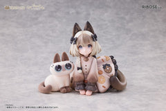 Decorated Life Collection PVC Statue Tea Time Cats x Siamese Cat Azuki-san Friendship Collaboration Exclusive Set 18 cm 6972228191355
