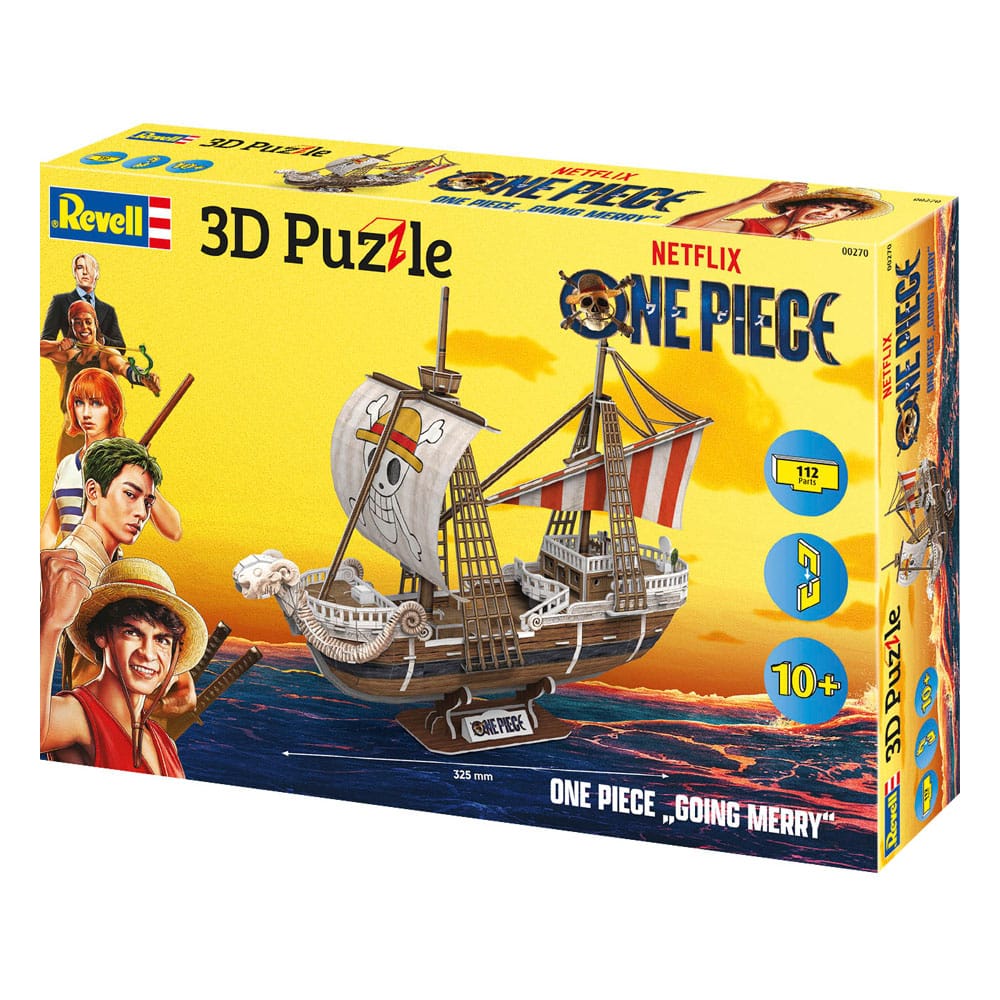 One Piece 3D Puzzle Flying Lamb / Going Merry 32 cm 4009803002705