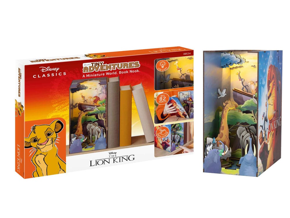 Disney Tiny Adventures Book Nook Mini Diorama The Lion King 23 cm 4043529005343