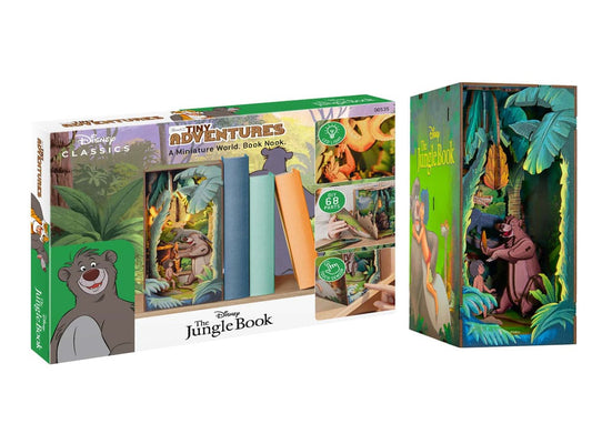 Disney Tiny Adventures Book Nook Mini Diorama The Jungle Book 23 cm 4043529005350