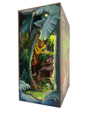 Disney Tiny Adventures Book Nook Mini Diorama The Jungle Book 23 cm 4043529005350