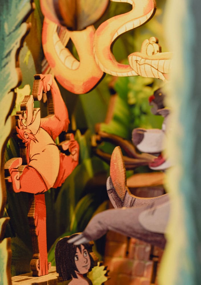 Disney Tiny Adventures Book Nook Mini Diorama The Jungle Book 23 cm 4043529005350