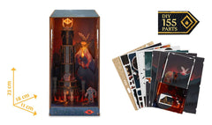 The Lord of the Rings Tiny Adventures Book Nook Mini Diorama Barad-Dûr 23 cm 4043529005374