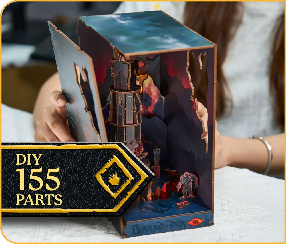 The Lord of the Rings Tiny Adventures Book Nook Mini Diorama Barad-Dûr 23 cm 4043529005374