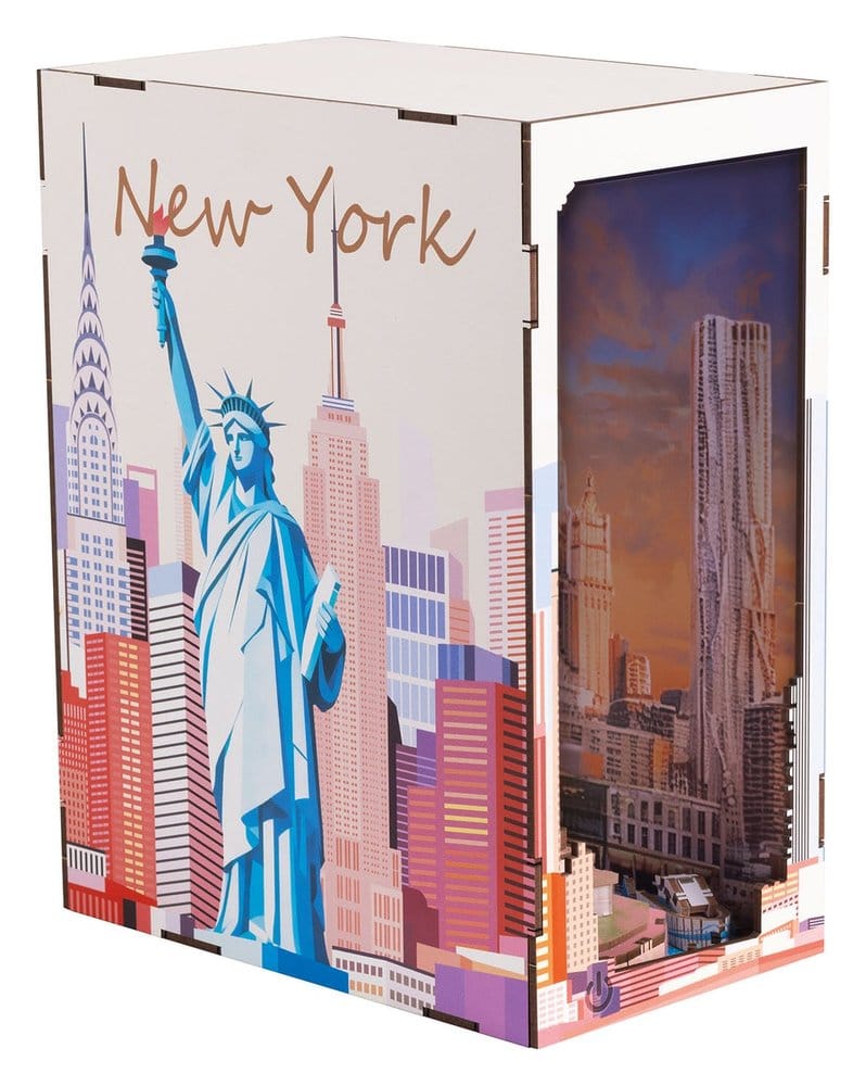 Revell Tiny Adventures Book Nook Mini Diorama New York 18 cm 4009803005409
