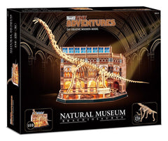 Revell Tiny Adventures Natural Museum 3D Wooden Puzzle Brachiosaurus Skeleton 58 cm 4009803006192