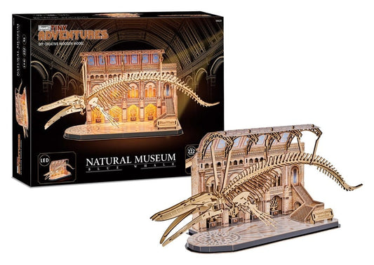 Revell Tiny Adventures Natural Museum 3D Wooden Puzzle Blue Whale 61 cm 4009803006208