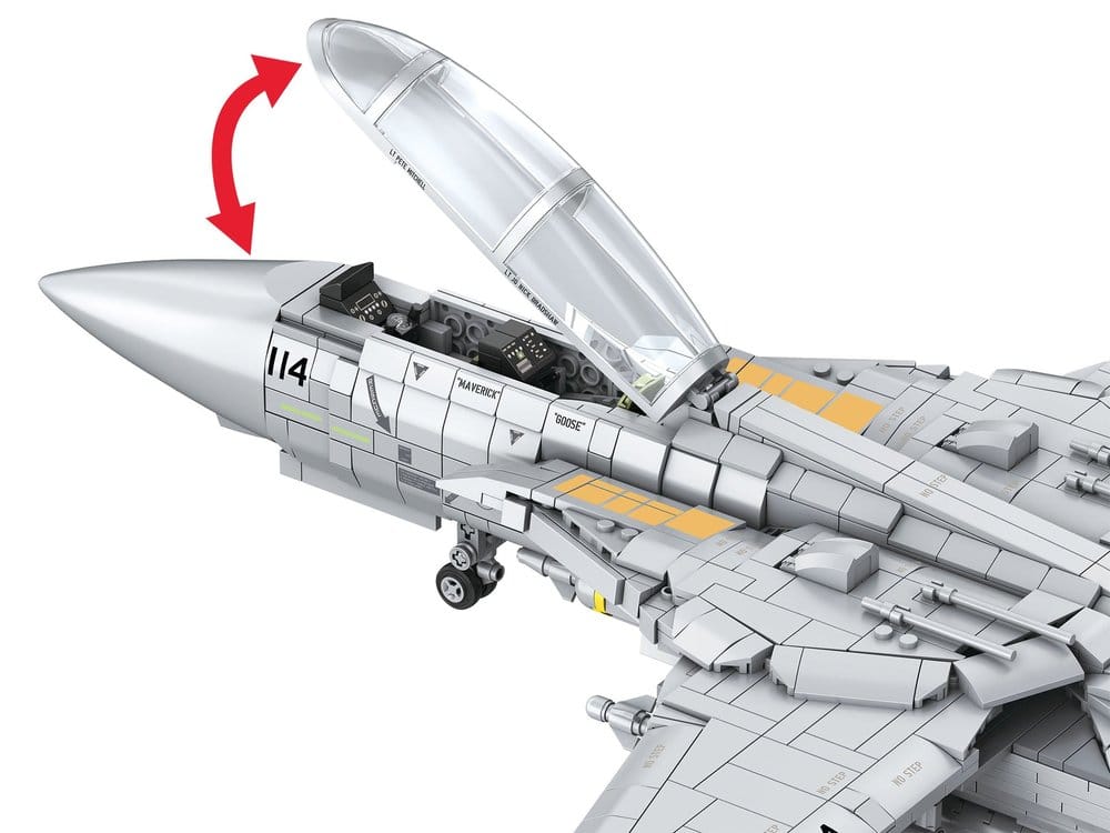 Top Gun Brick System Set Maverick's F-14A Tomcat 4009803009636